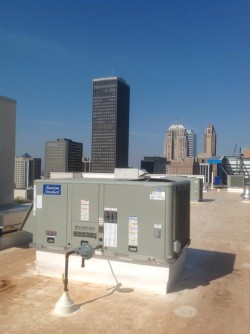 An Oklahoma City commercial HVAC unit